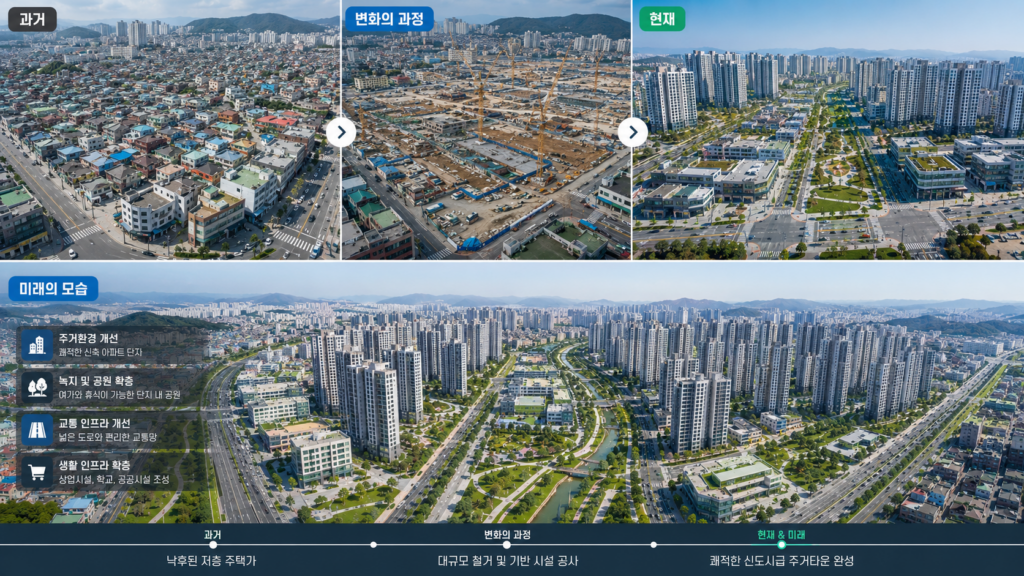 도시 재개발에 따른 변화