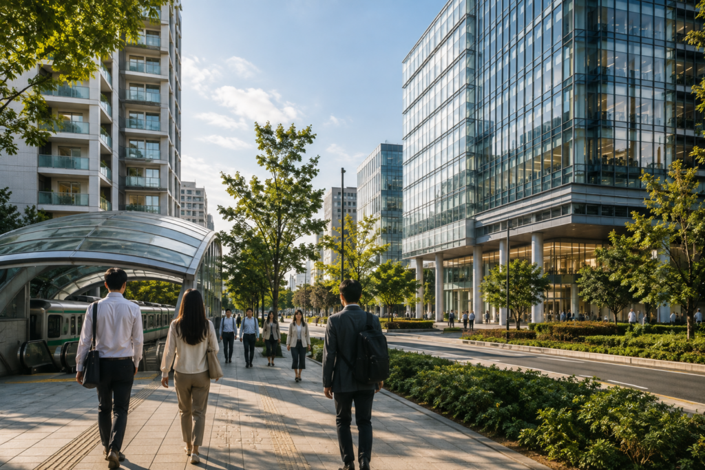 직주근접 환경을 보여주는 지식산업센터
