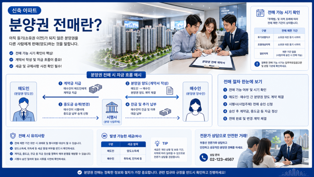 분양권 전매과정