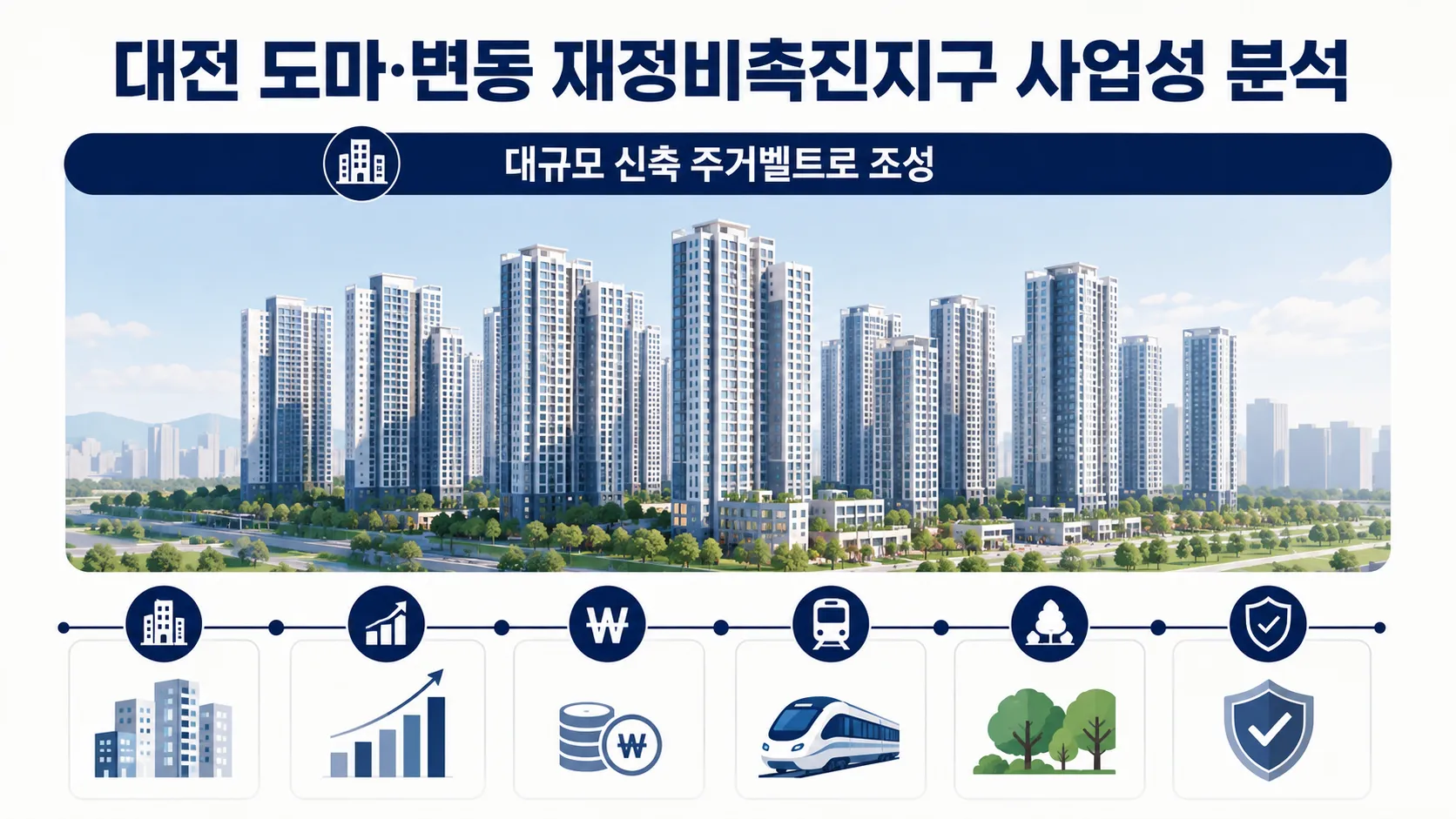 도마·변동3구역 사업성 분석: 일반분양 2,300세대 가능할까? 1·2·5·13·16구역 비교까지