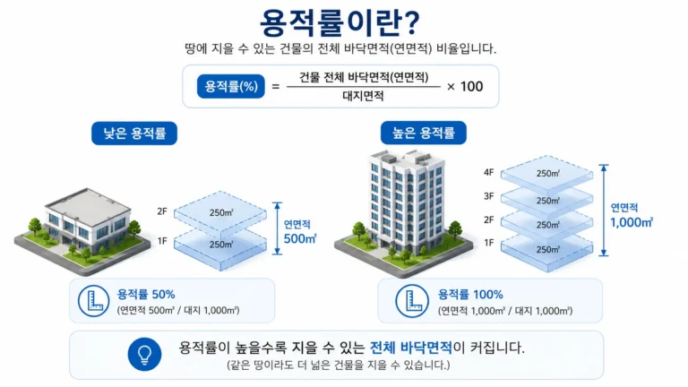 용적률 뜻과 계산 방법